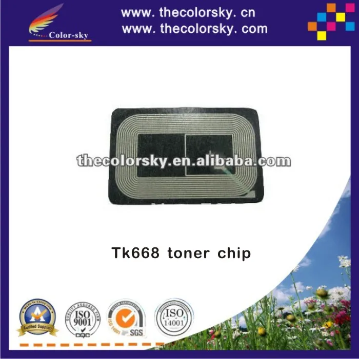 (Cz-tk668) чип картриджа для Kyocera km-3050 KM-4050 KM-5050 km3050 km4050 km5050 3050 4050 5050 tk668 tk-668 668 34 К BK |