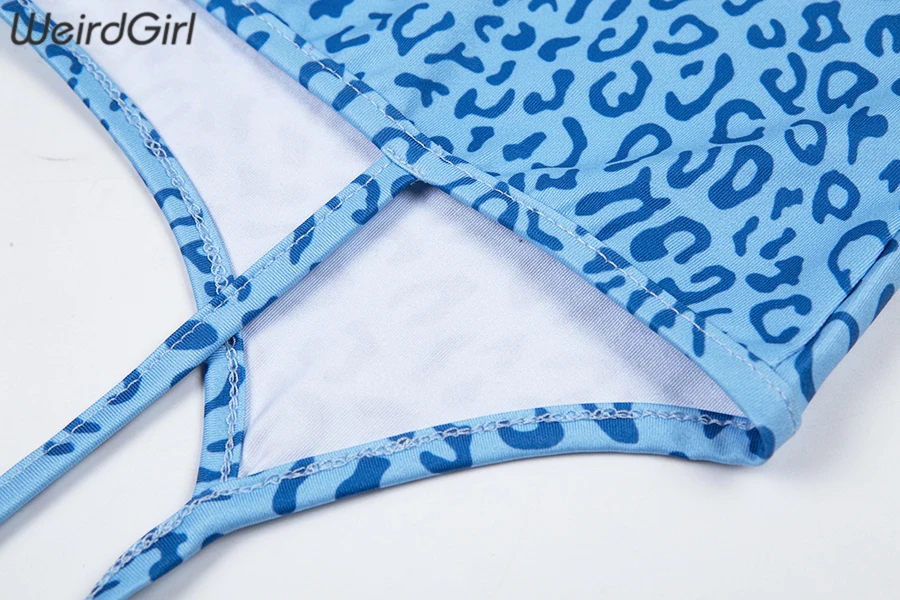 Weirdgirl женское модное платье с леопардовым принтом, без бретелек, облегающее женское платье, летняя Новинка, уличная одежда, тонкое элегантное мини-платье для девушек