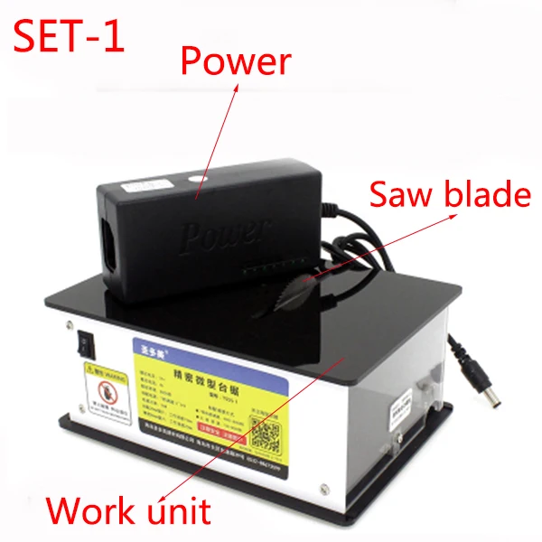 Mini Table Saw Handmade Woodworking Bench DIY Hobby Model Crafts Cutting Tool Multifunctional Bench Lathe Electric Saw