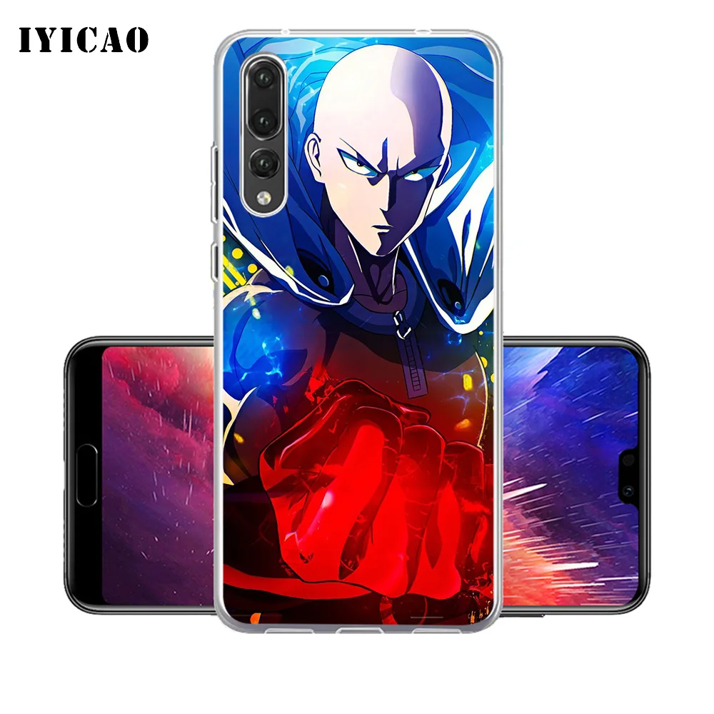 IYICAO One Punch Man Saitama Мягкий силиконовый чехол для телефона Huawei P30 P20 Pro P10 P9 P8 Lite P Smart TPU |