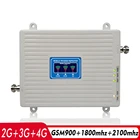 Трехдиапазонный усилитель сигнала 2G 3G 4G GSM 900 + DCSLTE 1800 + WCDMAUMTS 2100 повторитель сигнала для сотового телефона 900 1800 2100 усилитель сигнала