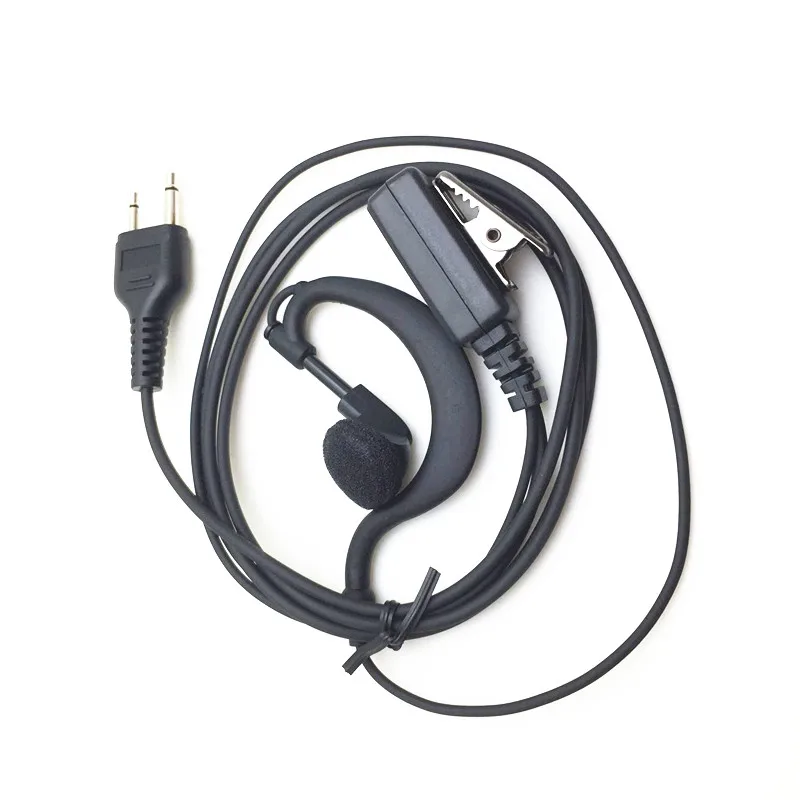 2PIN Цвет: черный Большие PTT наушники для BMW ICOM V8 F21 F11 V82 V85 F26 F22 IC 02AT 03AT 04AT 2GXAT радио