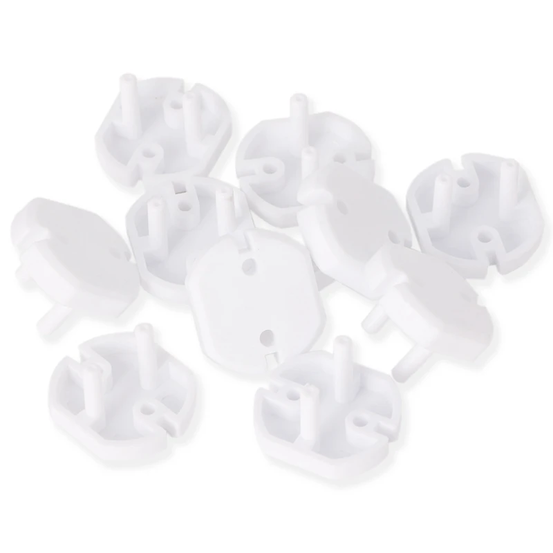 Safety 10pcs EU Power Socket Electrical Outlet Baby Children Safety Guard Protection