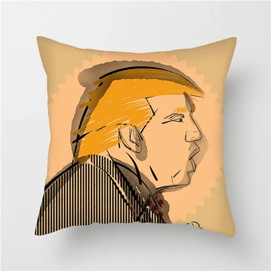 PC05748 Fuwatacchi различные Дональд Трамп Веселая наволочка Подушка с портретом Чехлы для декоративного домашнего дивана Наволочка на подушку для стула - Цвет: PC05748