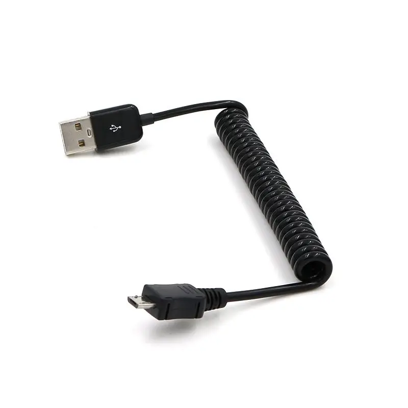 8 футов 90 см 2 5 м выдвижной градусов usb micro kabel зарядка USB к Micro весенний кабель