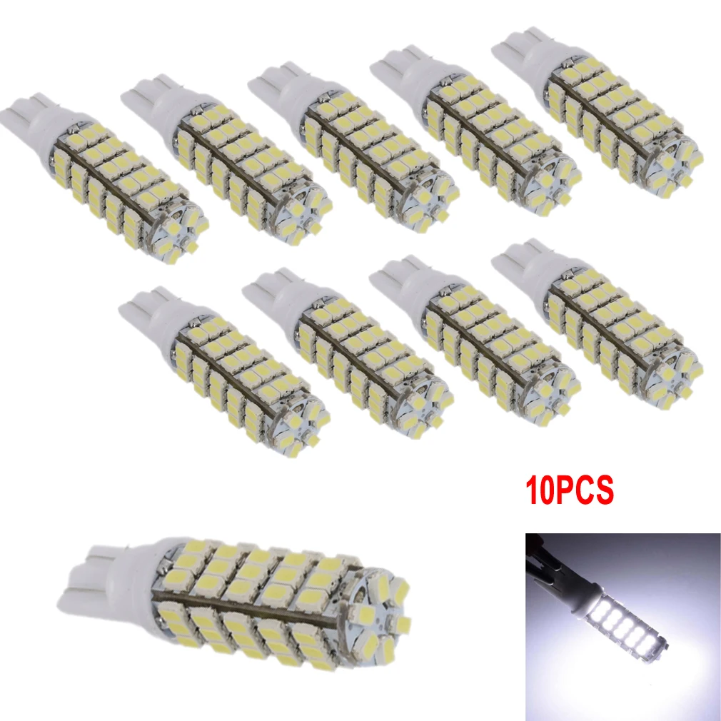 10 шт. супер яркий белый T10 68-SMD светодиодный W5W 194 906 168 автомобильный обратный