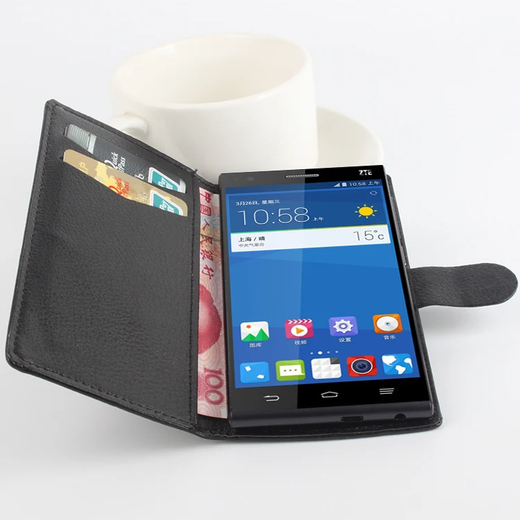 Кожаный чехол для телефона ZTE star 1 S2002 Бумажник кожаный A510 A610 A520 V5 кровать Bull V8 Z9