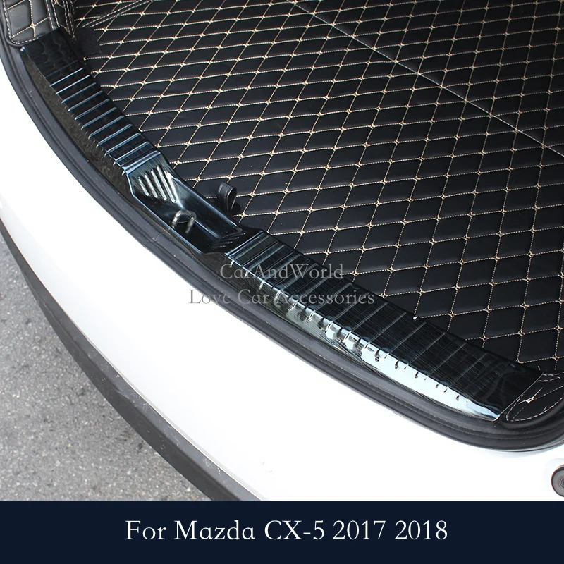 Для Mazda CX-5 CX5 2017 2018 Накладка на порог задней двери защитная накладка задний