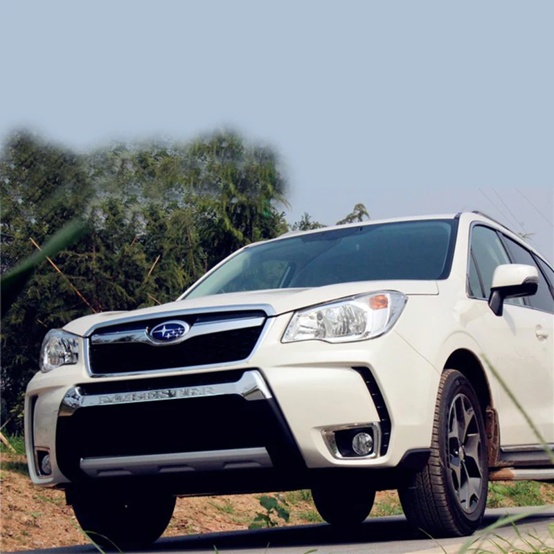 Для Subaru Forester 2013 2018 Передний + задний бампер диффузор бамперы защита для губ