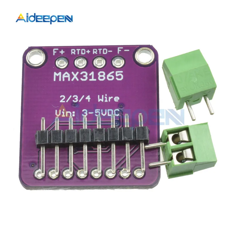 Плата преобразователя MAX31865 SPI 3 В/5 В PT100/PT1000 RTD to Digital модуль усилителя датчика