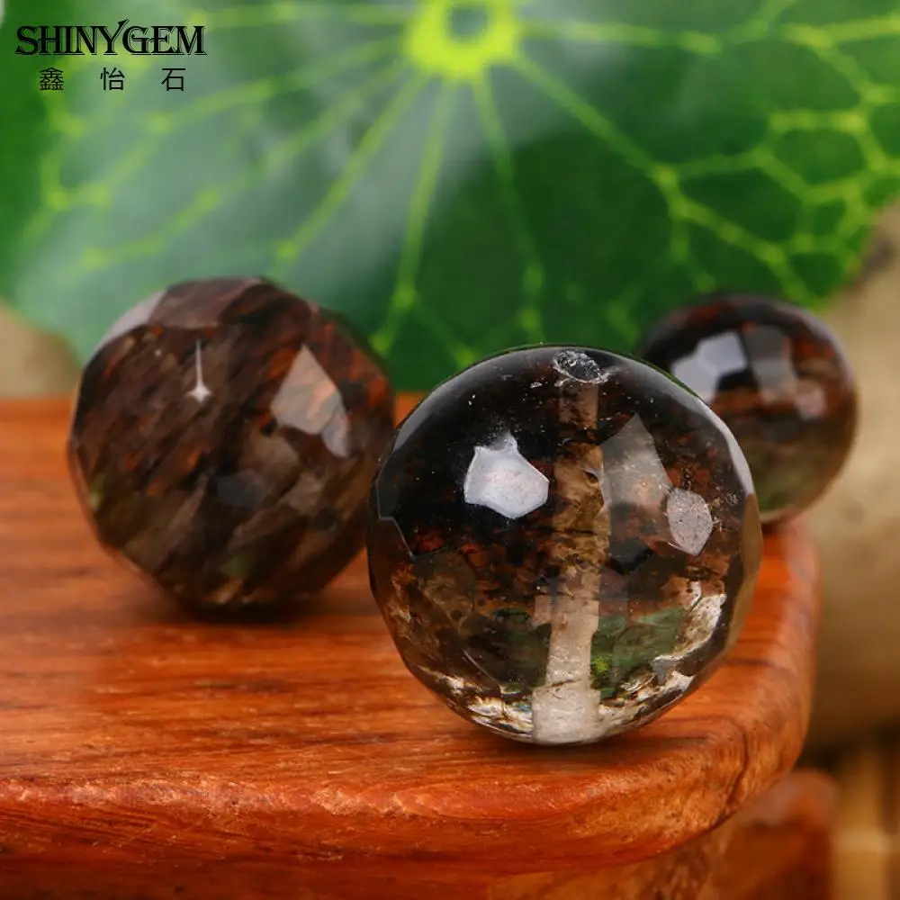 Черный Ограненный Кристалл Круглый Бусины 8 мм 10 14 16 DIY jewelry браслет Цепочки и