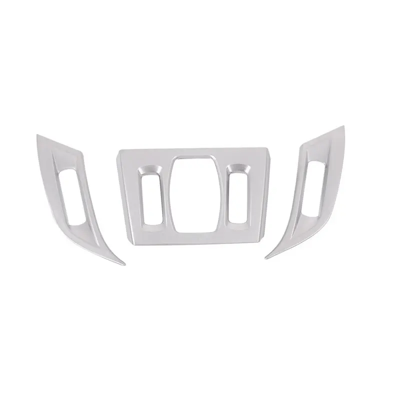 

3 Pcs ABS Chrome Center Console Air Conditioning Outlet Frame Trim For BMW X1 F48 2016-2018 Car Accessories For BMW X2 F47 2018
