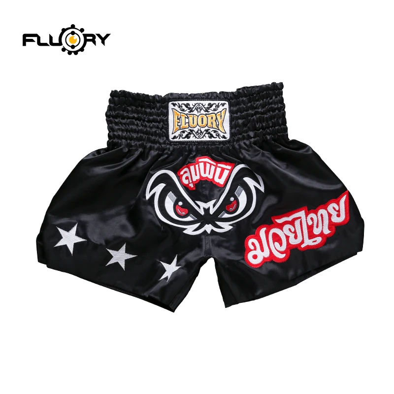 Шорты для бокса Fluory mtsf03 шорты muay thai с вышивкой новый дизайн|Боксерские трусы| |