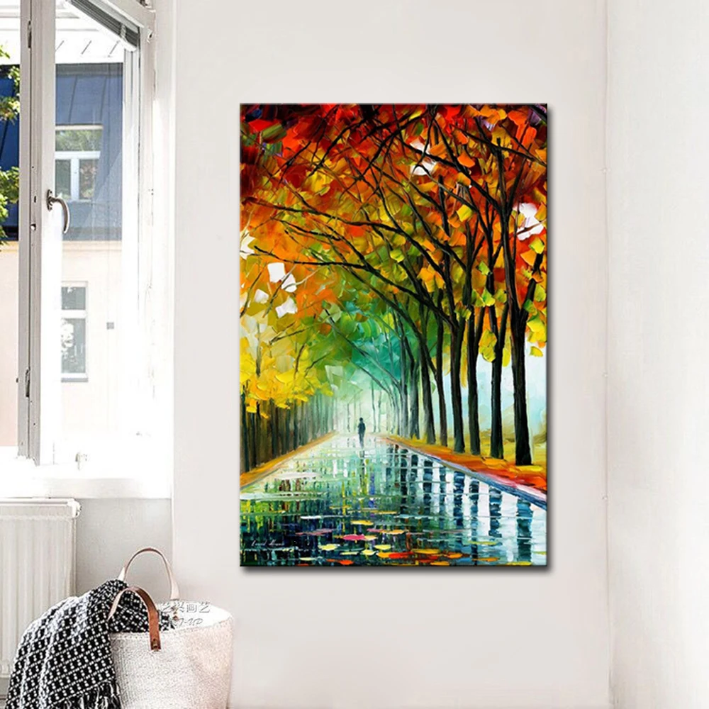 

Best New Picture Painting Abstract Oil Paintings on Canvas 100%Handmade Colorful Canvas Art Modern Art for Home Wall Decor