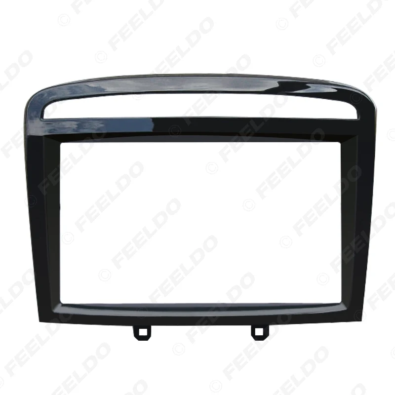 FEELDO Автомобильная двойная Din радио Fascia DVD декоративная рамка для PEUGEOT 408 2013