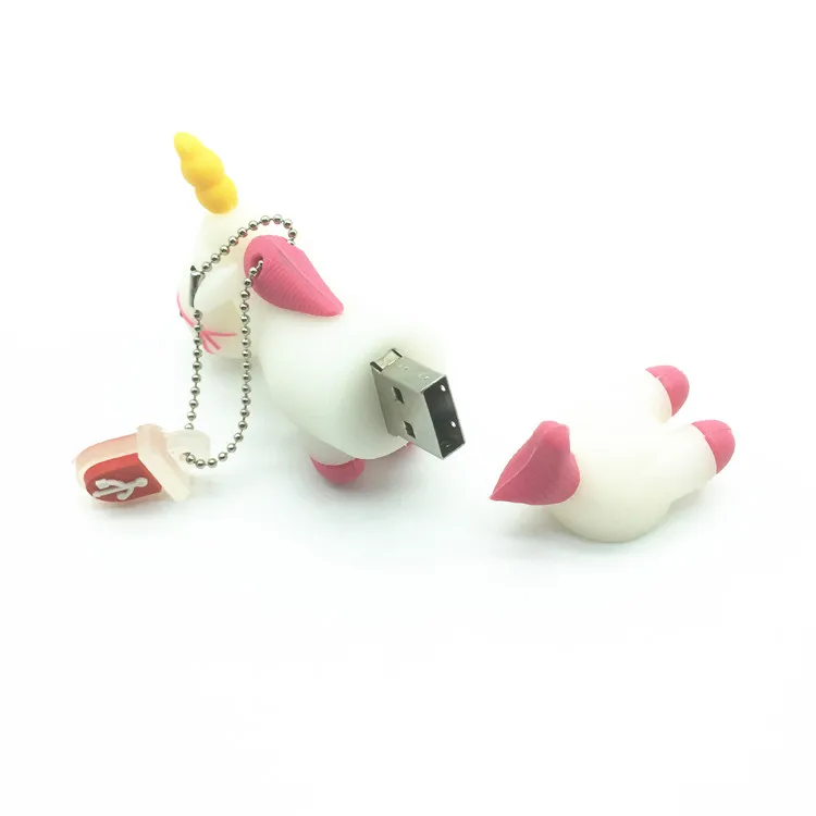 Флеш накопитель Unicorn cartoo объемом 4 ГБ 8 16 32 64 usb флеш с миньонами карта USB 2 0