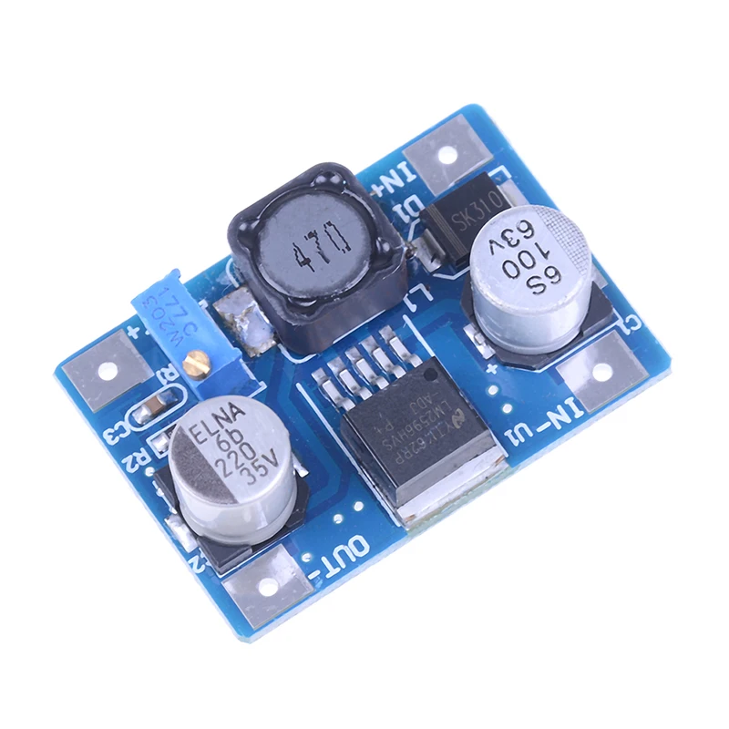 Новый LM2596S DC понижающий модуль питания Buck 3A Регулируемый ультра плата