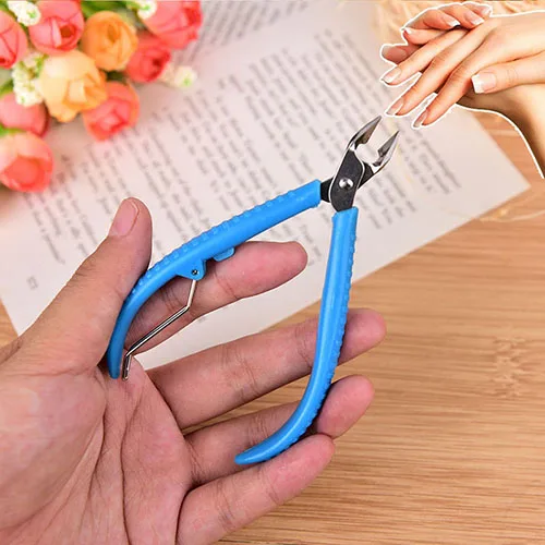 Кутикулы для ногтей толкатель Пинцет Nipper Toenail клипер ножницы удаления