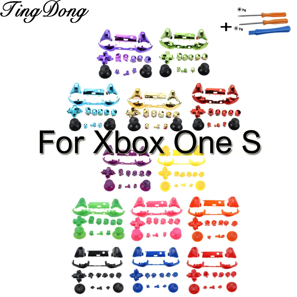 Твердые кнопки LB и RB бампер RT LT пусковых кнопок Mod Kit для Microsoft Xbox One S тонкий