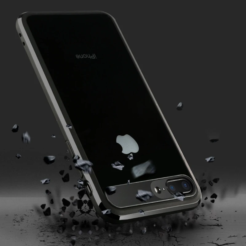 Benks для iPhone 8 plus hoesje PC + TPU прозрачный противоударный защитный задний корпус чехол