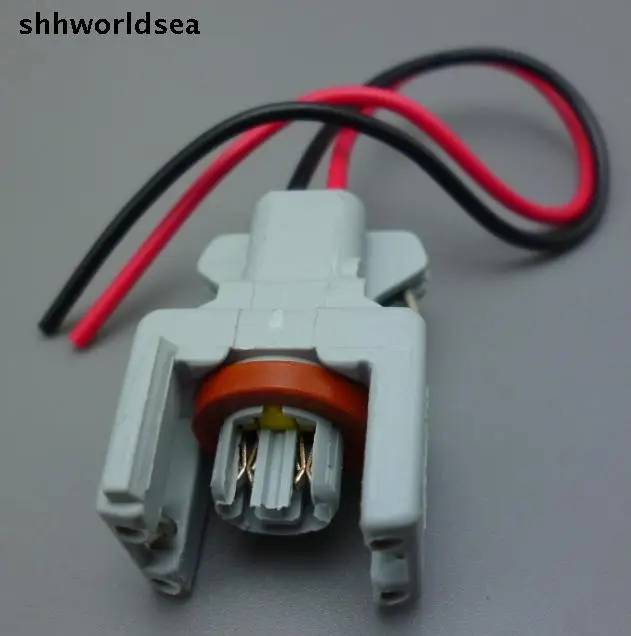 Shhworldsea 6 шт. 2 контактный разъем для автомобильного топливного инжектора