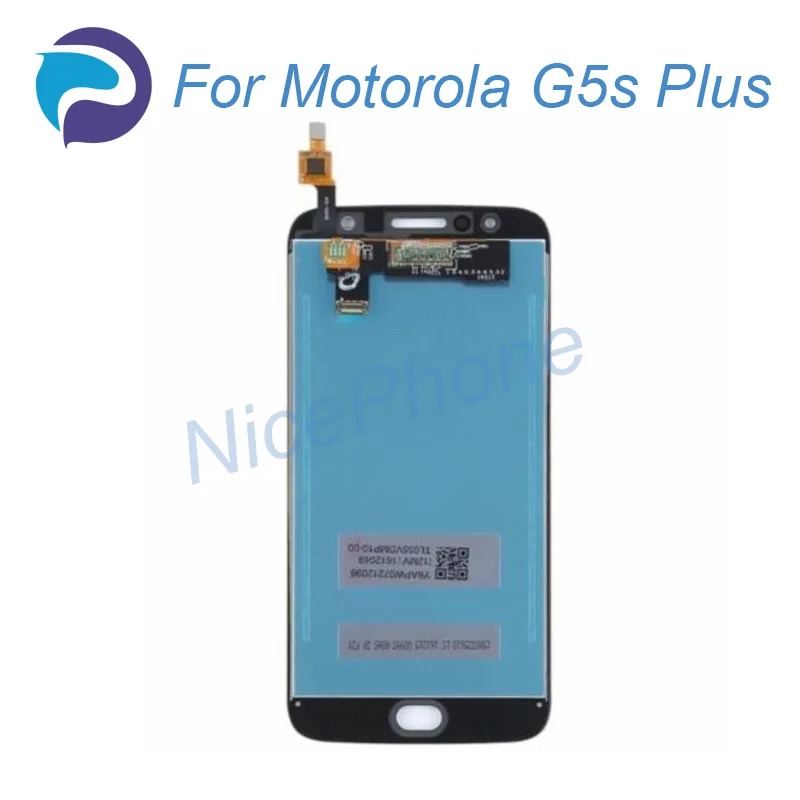 Для Motorola Moto G5s Plus ЖК-дисплей XT1802 XT1803 XT1805 XT1086 сенсорный экран дигитайзер сборка для