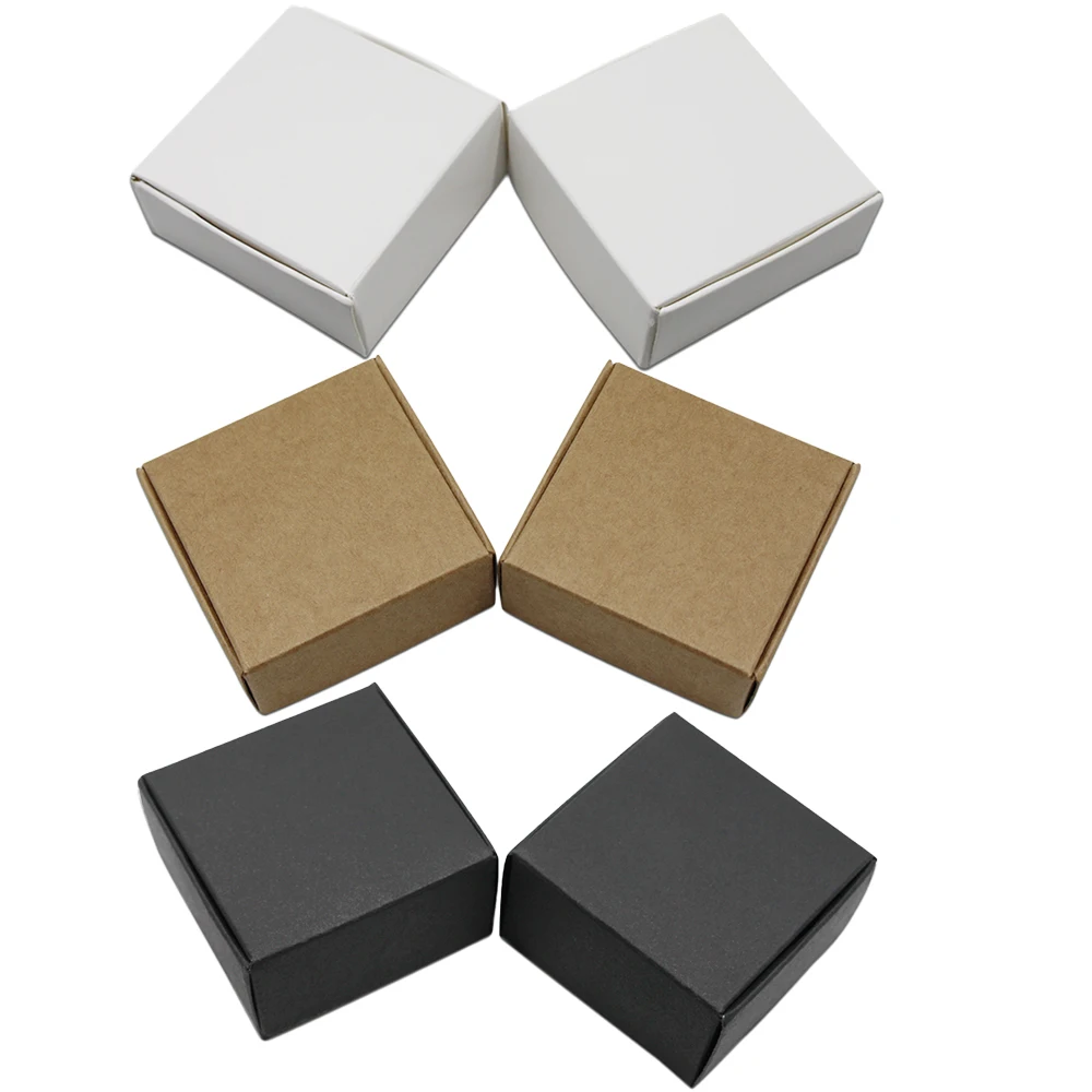 

Черно-белая Крафтовая коробка украшения из бумаги для свадьбы, маленькая подарочная упаковка для вечеринок, ручная работа, коробки для упак...