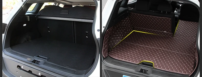 For Renault Kadjar 2015-2018 reserve box mat Fully surrounded Tail After warehouse Interior decoration Accessories  Автомобили