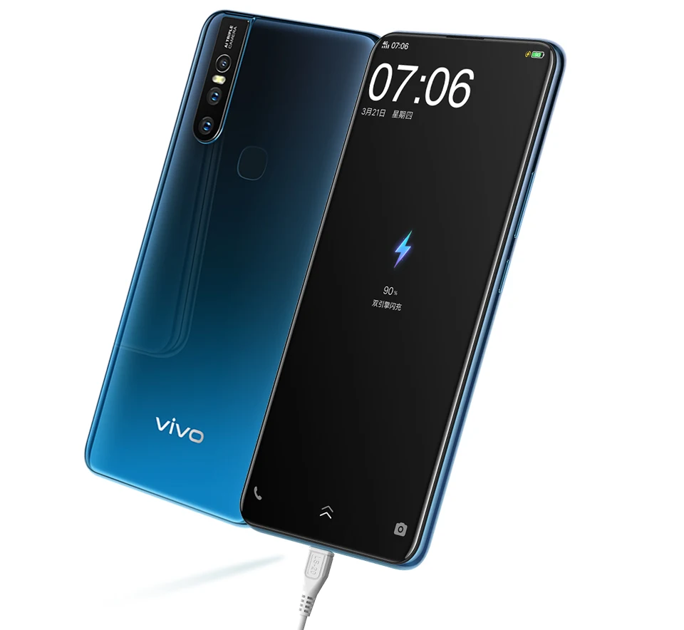 Новый vivo S1 Смартфон 6 53 &quot6 ГБ ОЗУ 128 Гб ПЗУ Helio P70 Восьмиядерный фронтальная камера