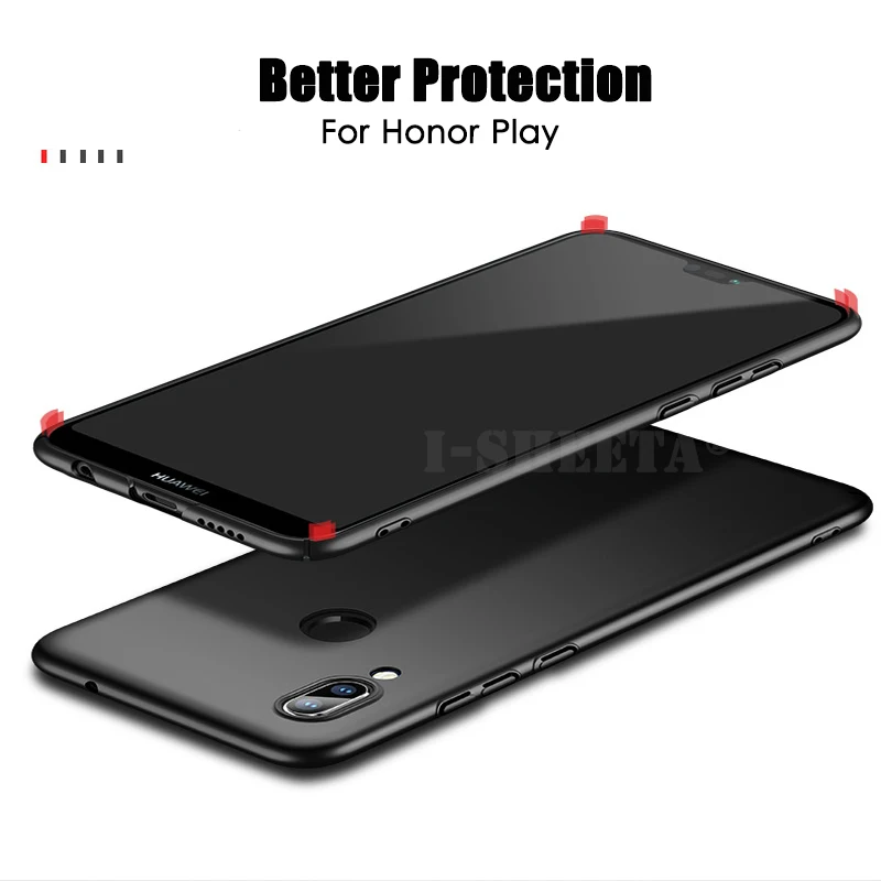 Ультратонкий чехол для Huawei Honor 7X 7A 7C P тонкий матовый Жесткий Чехол ПК 8X Play Note 10 lite