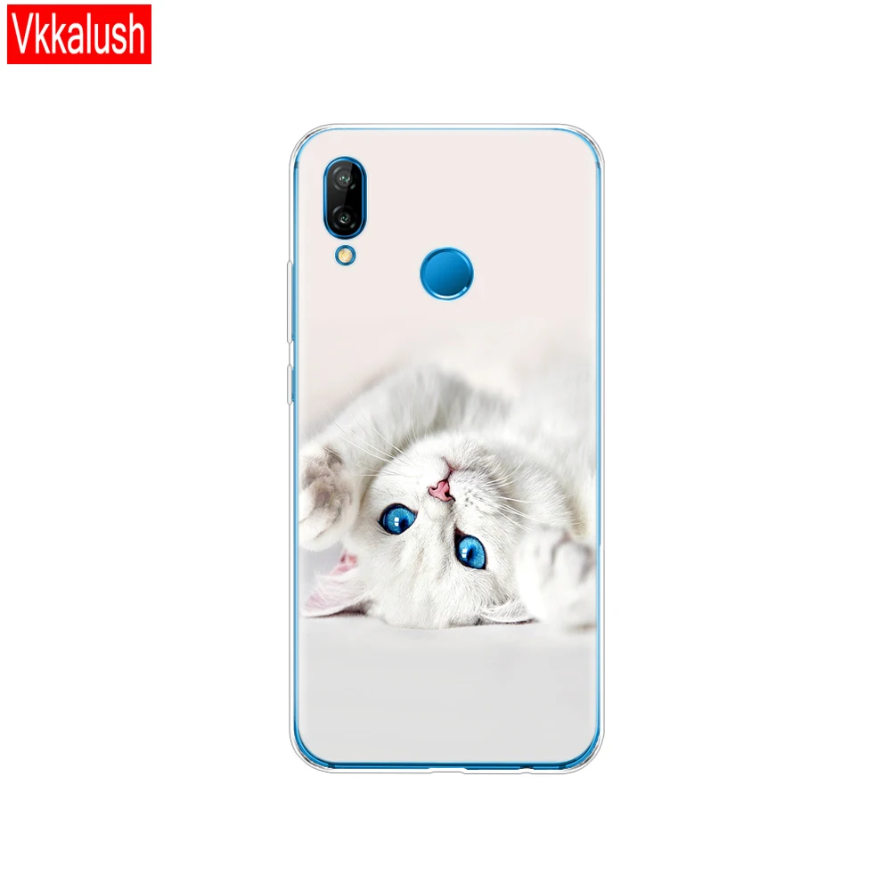 80019 Силиконовый чехол для 5,8" huawei P20 Lite huawei P20 Pro, чехол для huawei P 20, Защитная прозрачная задняя крышка для телефона - Цвет: 80019