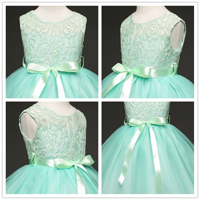 Платья для маленьких девочек кружевное платье одежда голубого и розового цвета