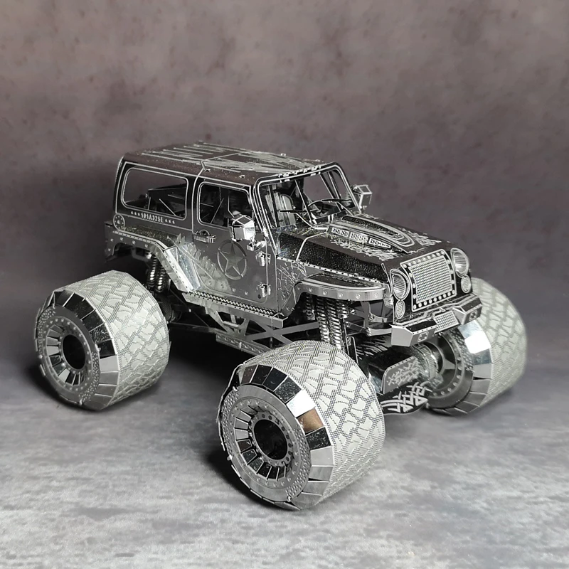 NANYUAN I32206 OFF-ROADER машина металлическая Сборная модель 3D головоломка супер большие шины развивающие ручные возможности креативные игрушки 3 листа