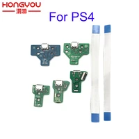 100pcs 14pin 12 pin charger ribbon cable for sony ps4 pro controller jds 040 001 030 055 011 usb charging board socket circuit
