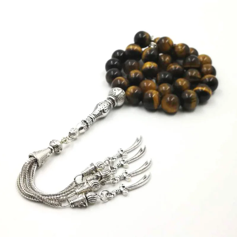 Мужские модные четки Tasbih в стиле 2019 со специальной металлической кисточкой Четки