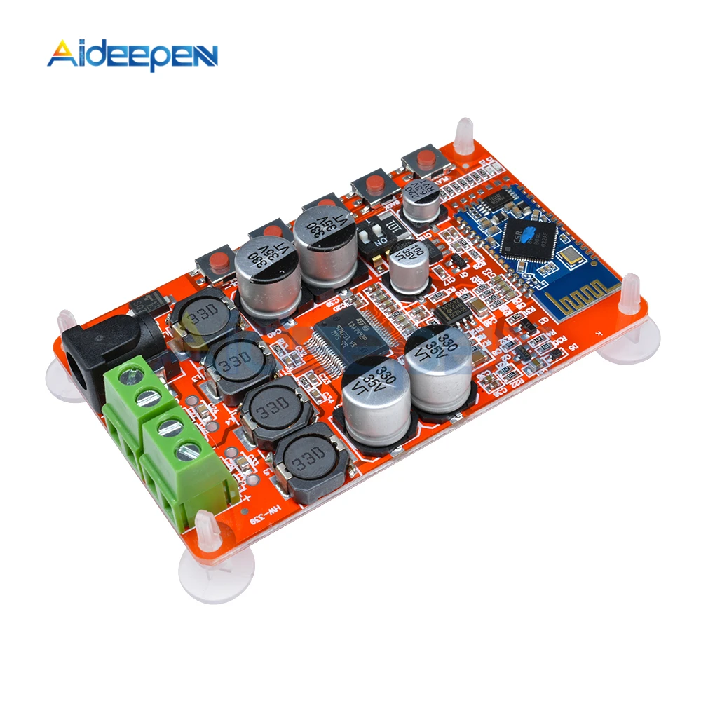 Цифровой усилитель 8 25 В постоянного тока TDA7492P 50 Вт + 2X50W беспроводной Bluetooth 4 0