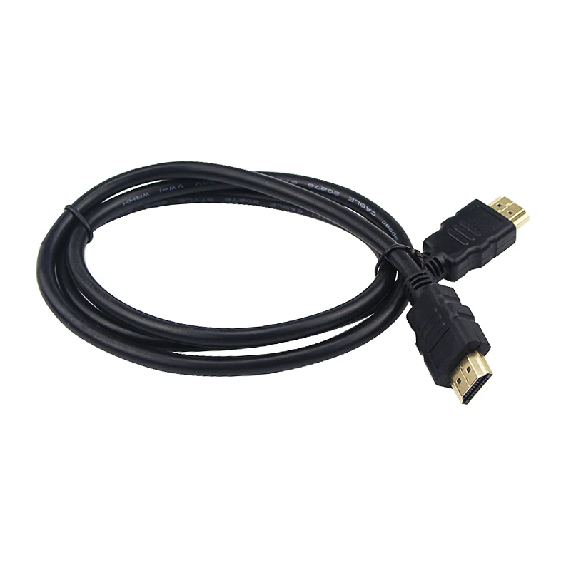 1 м видеокабель Raspberry Pi 3 HDMI совместимый конвертер провод черный 1080P штекер B для ПК
