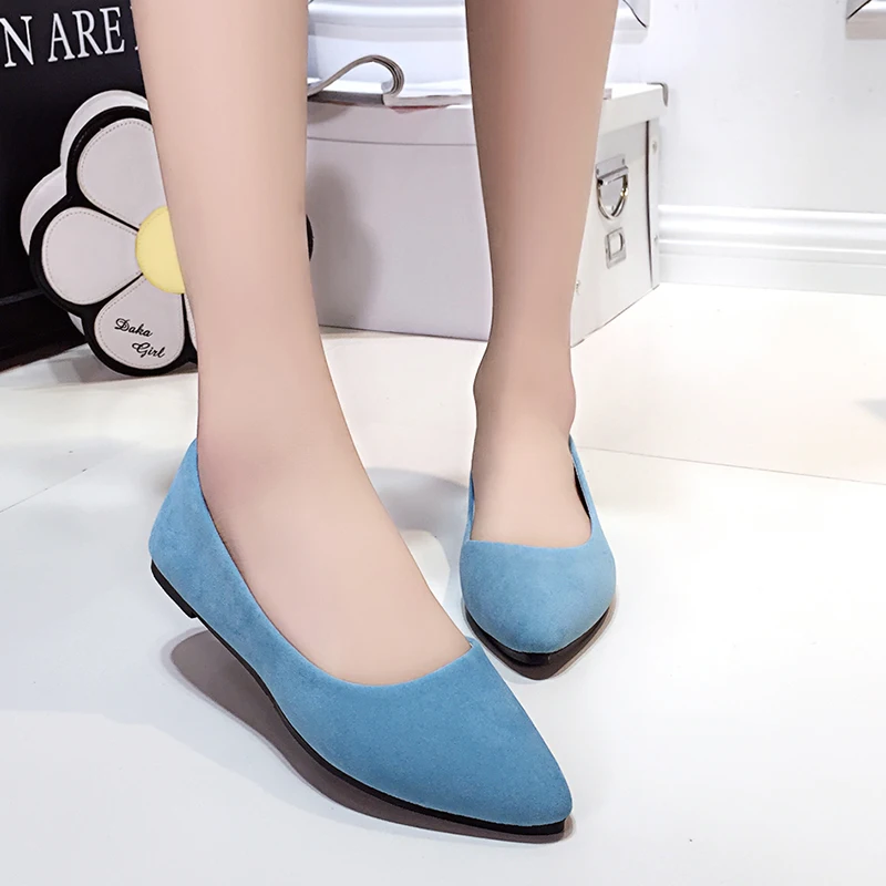 Новинка 2020 года Женские балетки на плоской подошве высокого качества с острым