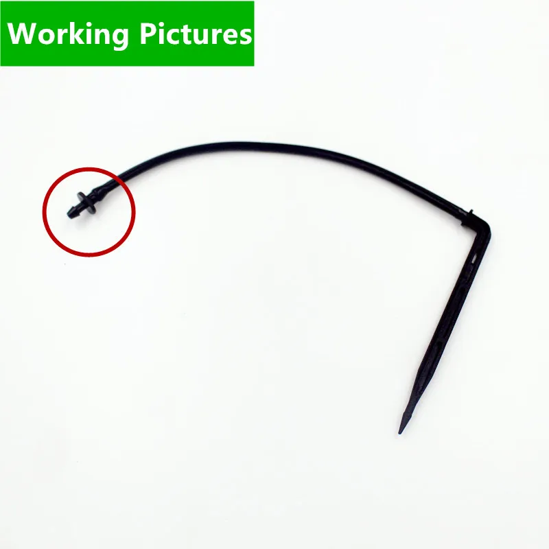 200 шт. в упаковке Barb муфта 4 мм для 1/4 дюйма MicroTubing фитинги микро капельного орошения фитинги