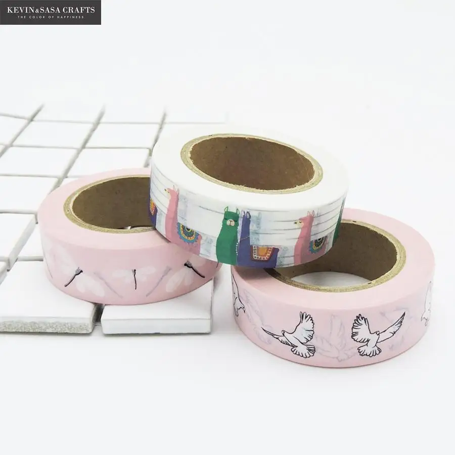 Новый розовый принт Washi лента качественные канцелярские принадлежности сделай