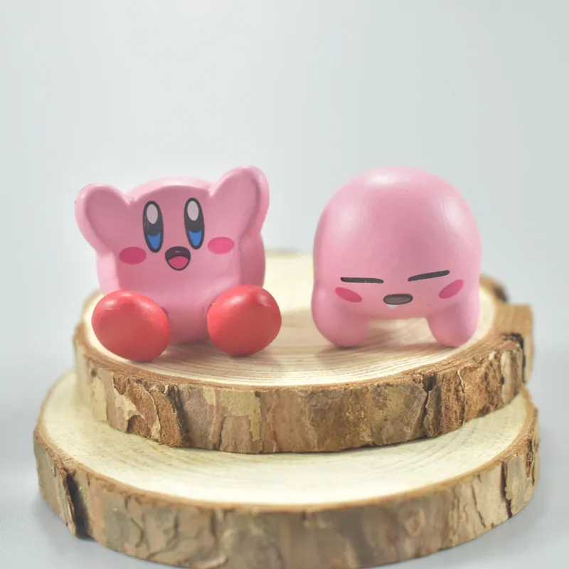 6 шт./лот Kirby фигурка игрушка Косплей Popopo шеф-повар с ложкой звезда яблоко ПВХ