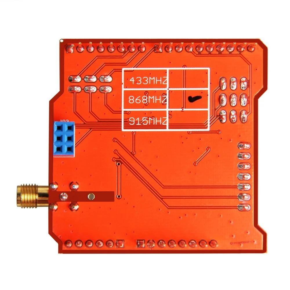 Беспроводной 433/868/915 МГц Lora Shield сигнальный стабильный модуль передачи совместим с