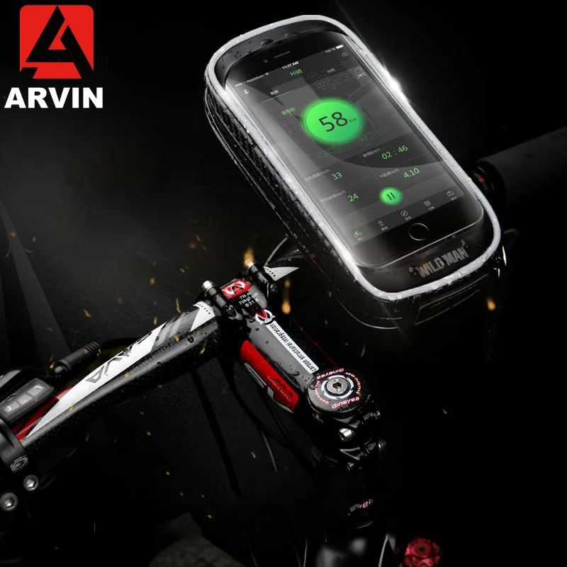 Велосипедная водонепроницаемая сумка ARVIN держатель для телефона iPhone X чехол