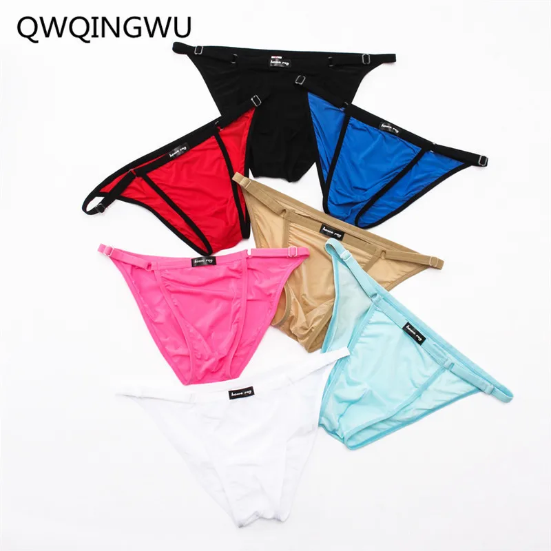 7PCS Men Briefs Sexy Underwear Adjust One size Suit for S-3XL Breathable Underpants Men Briefs Polyester Cozy Men Bikini Briefs