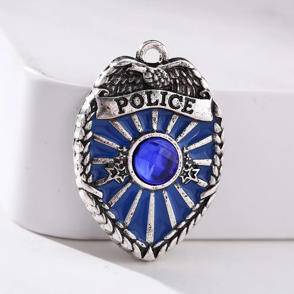 Прикольные Стразы LIKGREAT знак полиции подвески для ювелирных изделий полицейский