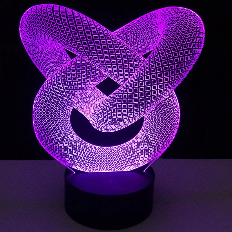 Usb-кабель Сенсорная лампа основа для 3D светодиодного ночного освещения замена 7
