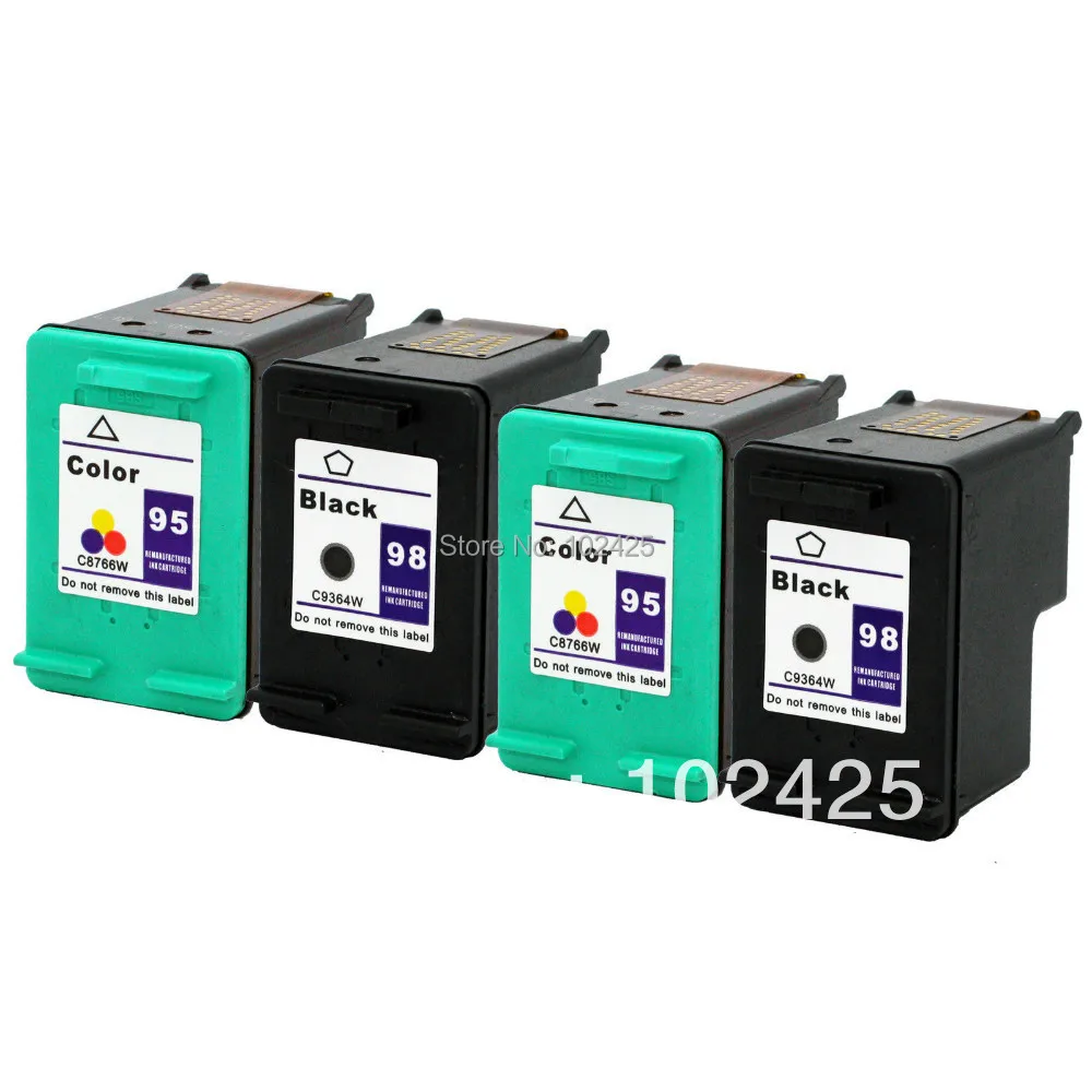 Картридж для принтера einkshop 95 98 совместимый с HP Photosmart C4183 C4188 2570 Deskjet 5940 D4145 D4155|ink