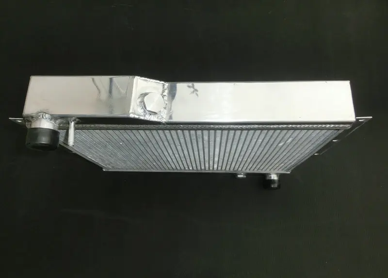Новый алюминиевый радиатор + кожух вентилятора для Rover MG B MGB GT V8 Coupe MT 1973 1976 3.3L 3.5L