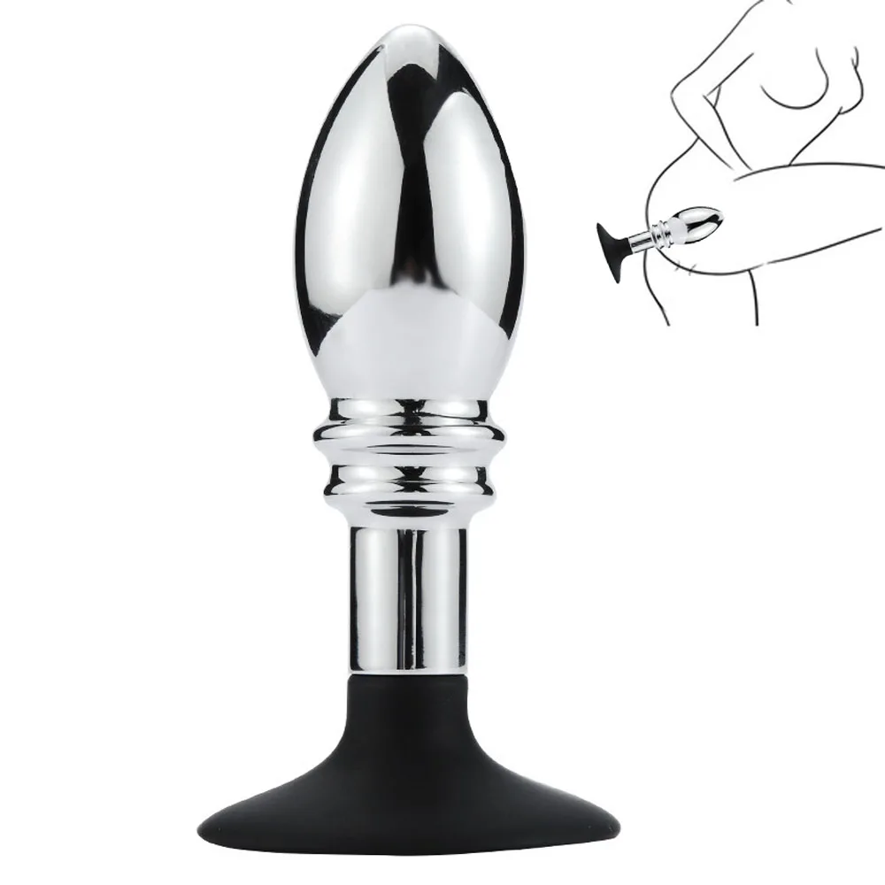 Анальная пробка L1 металлическая из нержавеющей стали дилататор фаллоимитатор