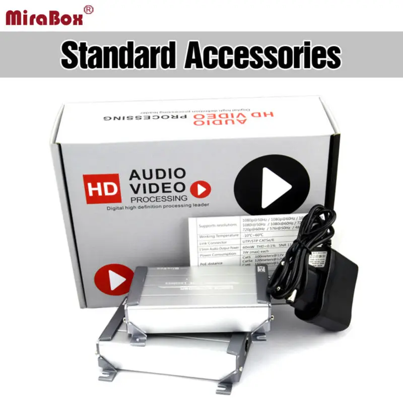 Сетевой удлинитель MiraBox HDMI передатчик и приемник через Cat5/Cat5e/Cat6 передача Ethernet Rj45